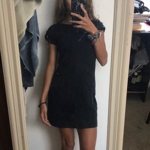 Black t shirt dress